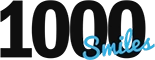 The 1000 Smiles Dental Group website scrolling logo